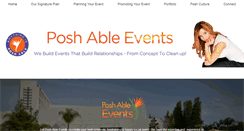 Desktop Screenshot of poshableevents.com