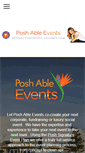 Mobile Screenshot of poshableevents.com